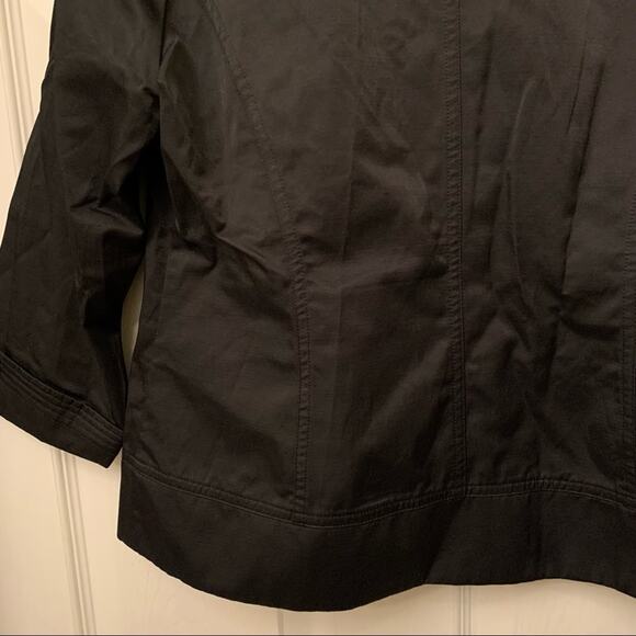 Chico’s black shiny blazer - Picture 4 of 7